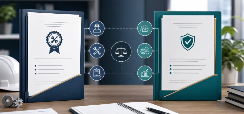 HYB ve ISO Belgeleri Arasındaki Farklar HYB ve ISO belgeleri arasındaki farkları anlatan profesyonel karşılaştırma görseli