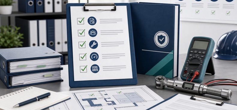 TSE Denetiminde Nelere Dikkat Edilmelidir? TSE denetimi hazırlığı, evrak kontrolü ve hizmet kayıtlarını anlatan profesyonel görsel