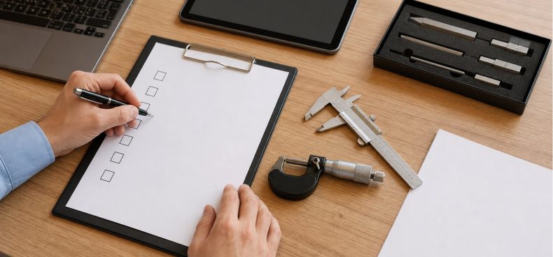 TSE Denetimi Kontrol Listesi: Uygunsuzluk Riskini Azaltın TSE denetimi öncesinde ekipman ve belgeleri kontrol listesiyle inceleyen uzman